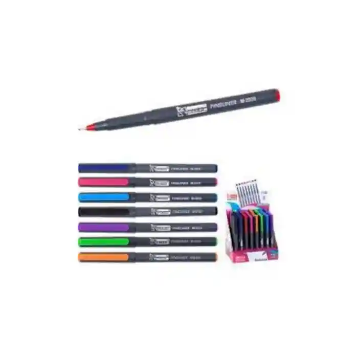 M 2028-10 Fineliner Kalem 10 Adet 8 Renk