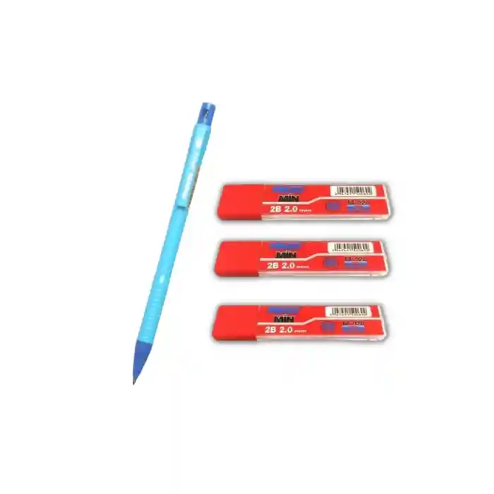 2.0 Mm Kalın Uçlu Versatil Kalem 1 Adet ve 2.0 Mm Kalın Uç Kırmızı 3 Adet