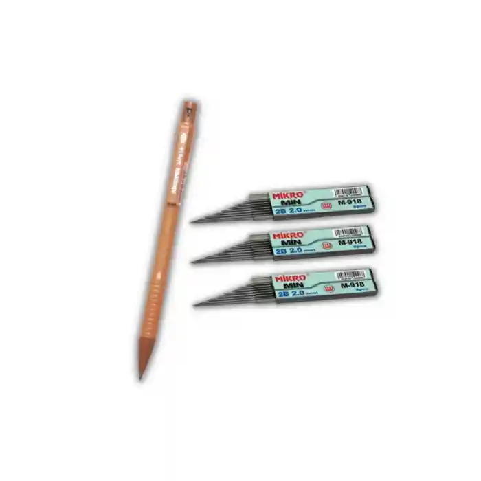 2.0 Mm Kalın Uçlu Versatil Kalem 1 Adet ve 2.0 Mm Kalın Uç Siyah 3 Adet