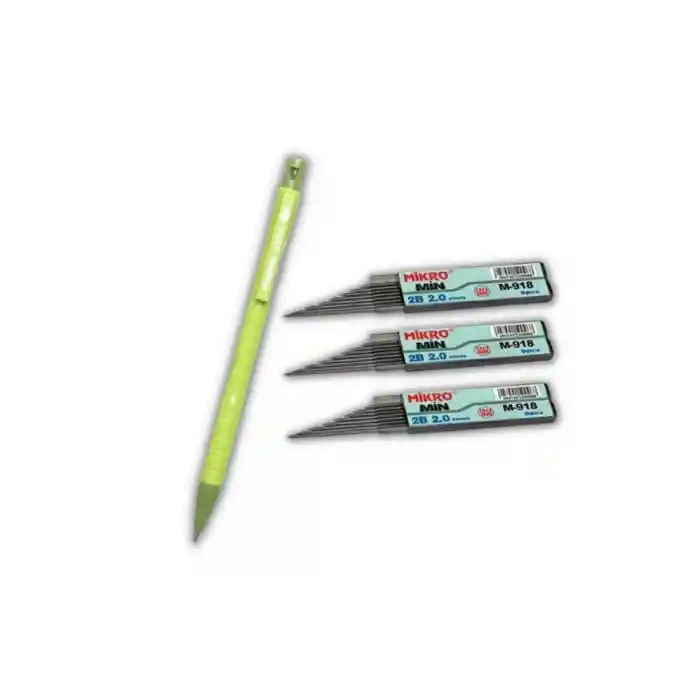 2.0 Mm Kalın Uçlu Versatil Kalem 1 Adet ve 2.0 Mm Kalın Uç Siyah 3 Adet
