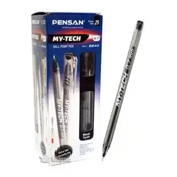 My-Tech 0.7 Siyah Tükenmez Kalem 25 li Paket