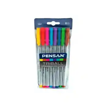 Triball 1.0 Tükenmez Kalem 8li