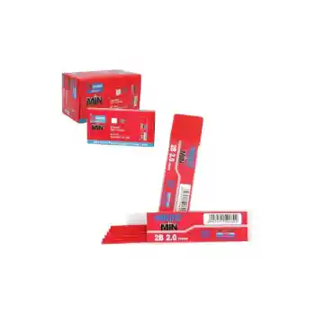 928 Kırmızı Kalem Ucu 2MM 24 Adet