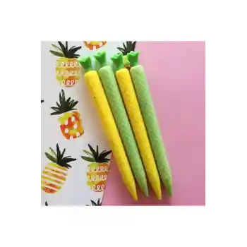 Ananas Şeklinde Uçlu Kalem - 3d Silikon Uçlu Kalem 0.7 - 1 Adet