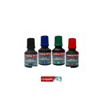 Bt30 Siyah -Mavi -Kırmızı Yeşil-30ml- 2 Şer Adet Tahta Kalemi Mürekkebi