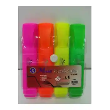 Fosforlu Kalem 4 Adet  Paket