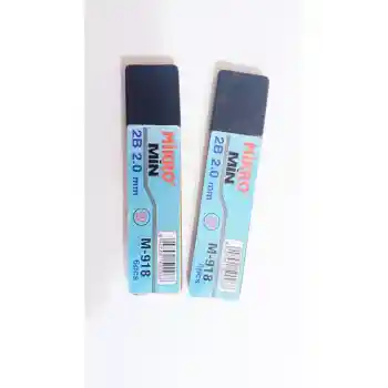 2b 2.0mm Kalın Siyah Uç 2 Li Paket