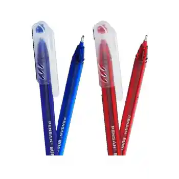 Büro Tükenmez 1mm 2270 Mavi + Kırmızı 20li Paket