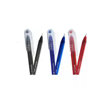 Büro 1.0 Mm Tükenmez Kalem 3lü Set(1 Mavi, 1 Kırmızı, 1 Siyah)