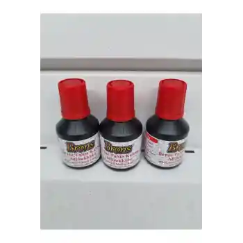 Tahta Kalem Mürekkebi 3adet Kırmızı 30cc