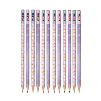 Prenses Yuvarlak Kurşun Kalem 12 Adet 1 Paket Fatih Kurşun Kalem 2B Siyah Soft Renklerde Kurşun Kale