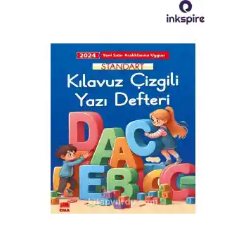 Yeni Müfredat Güzel Yazı Defteri A4 19x27 cm 24 Yaprak Standart Kılavuz Çizgili Yazı Deft