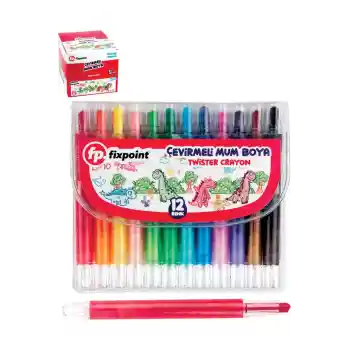 Fixpoint Twister Crayon Mum Boya Çevirmeli P-2114