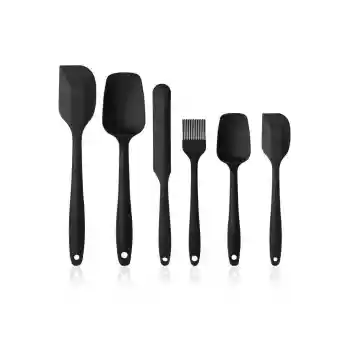6 lı Isıya Dayanıklı Yanmaz Yapışmaz Silikon Spatula Seti | 6lı Silikon Spatula Seti Bpa Free