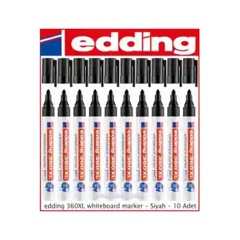 Whiteboard Marker Silinebilir Beyaz Tahta Kalemi Siyah 10lu Paket