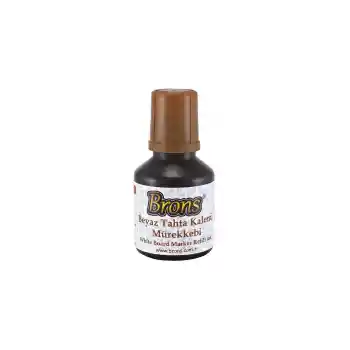 Beyaz Tahta Kalem Mürekkebi 30 ml - Kahverengi