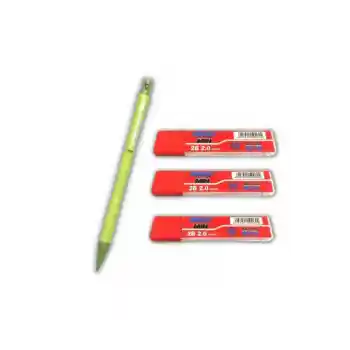 2.0 Mm Kalın Uçlu Versatil Kalem 1 Adet ve 2.0 Mm Kalın Uç Kırmızı 3 Adet