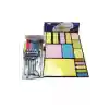 Küp Not Kağıdı+ Tgb A-4 Yapışkanlı Not Kağıdı Belirteç Postit+ Triball Tükenmez Kalem Renkli