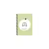 Çizgili Spiralli Stickerli Defter Dinlenmek İstiyorum 16,5x22,5