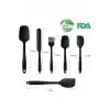 6 lı Isıya Dayanıklı Yanmaz Yapışmaz Silikon Spatula Seti | 6lı Silikon Spatula Seti Bpa Free