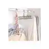 Akıllı Elbise Askısı 9 Göz Katlanabilir Askılık Gardırop Elbise Dolabı Düzenleyici Karışık Renk 1 Adet