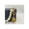 Armut Anahtarlık Sarı Çanta Süsü Charm Pear Yellow Gold
