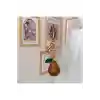 Armut Anahtarlık Sarı Çanta Süsü Charm Pear Yellow Gold