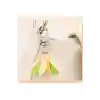 Şık Antep Fıstığı Şekilli Fıstık Charm Anahtarlık 2li