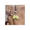 Şık Antep Fıstığı Şekilli Fıstık Charm Anahtarlık 2li