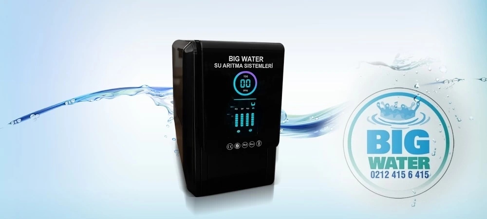 Big Water Dijital Ekranlı Akıllı Reverse Osmosis Su Arıtma Cihazı