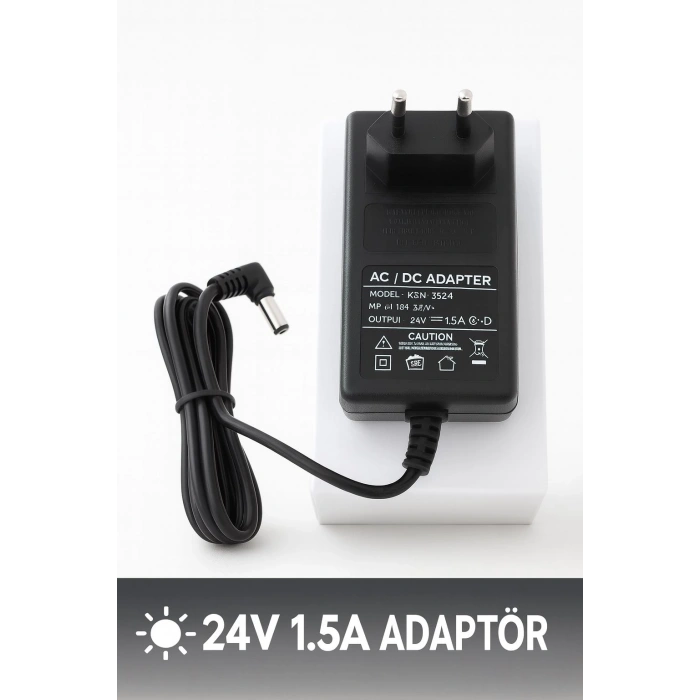 24V 1.5A AC/DC Adaptör – Evsel tüm su arıtma cihazlarına uygundur