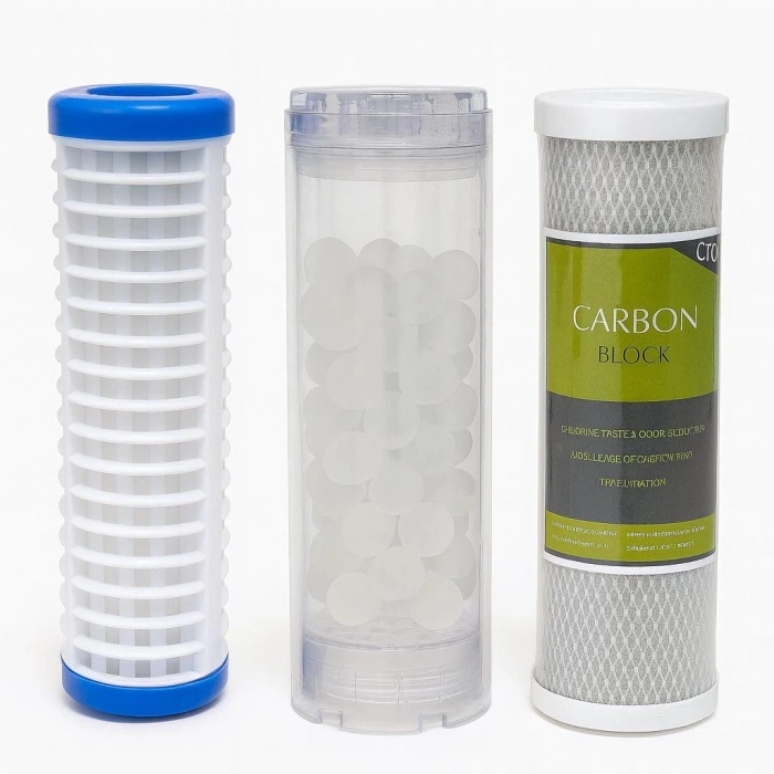 3LÜ Bina girişi filtre seti [yıkanabilir silifoz blok]