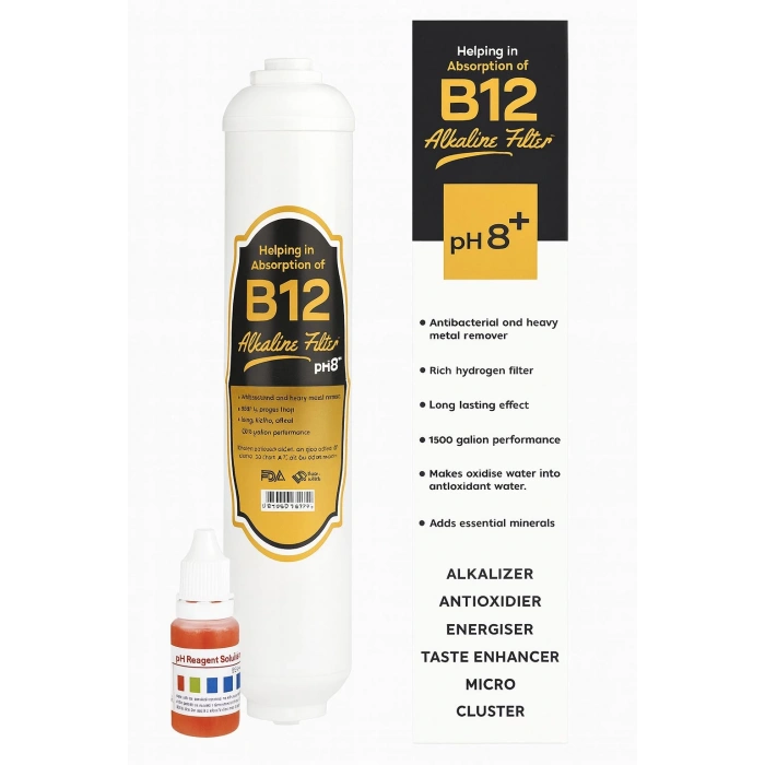 Big Water B12 Alkali Filtre – pH 8+ Su Arıtma Cihazı Filtresi