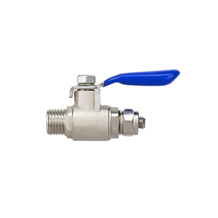 Su Arıtma Cihazı Lüx Aç-Kapa Metal Küresel Vana (Top Musluk) - 1/4 Telaşlı - Kromajlı