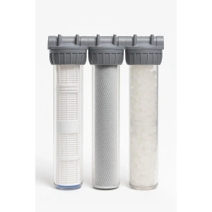 Big Water 20” Şeffaf Kasa 3’lü Bina Girişi Su Arıtma Sistemi