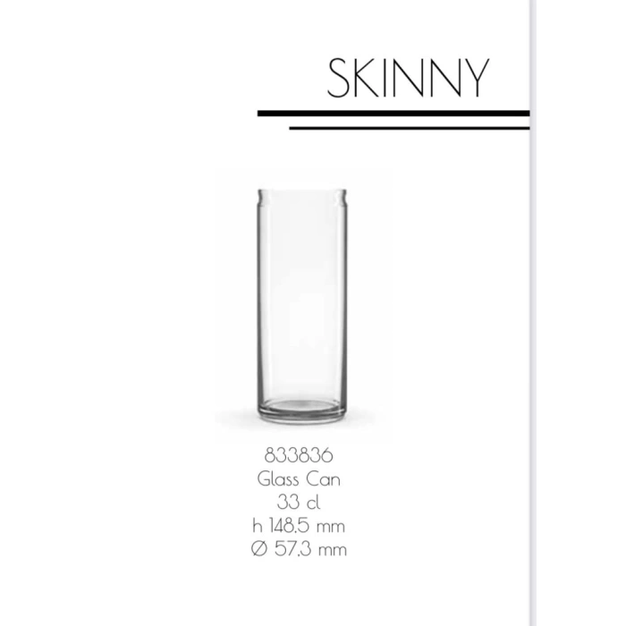 Skinny Glass Can 33 CL