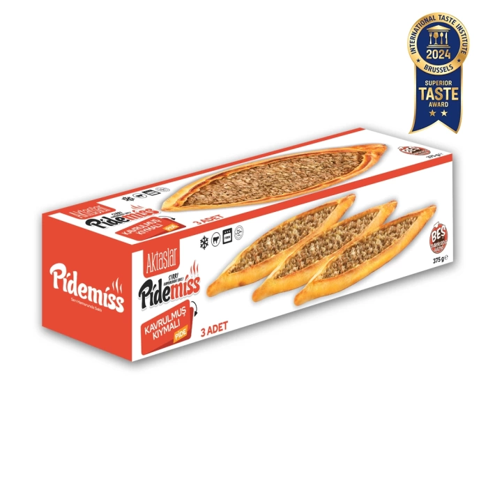 Kavrulmuş Kıymalı Pide 125 Gr x 3 Adet