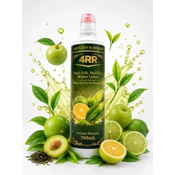 4RR Yeşil Erik Meyve Püresi 750 Ml