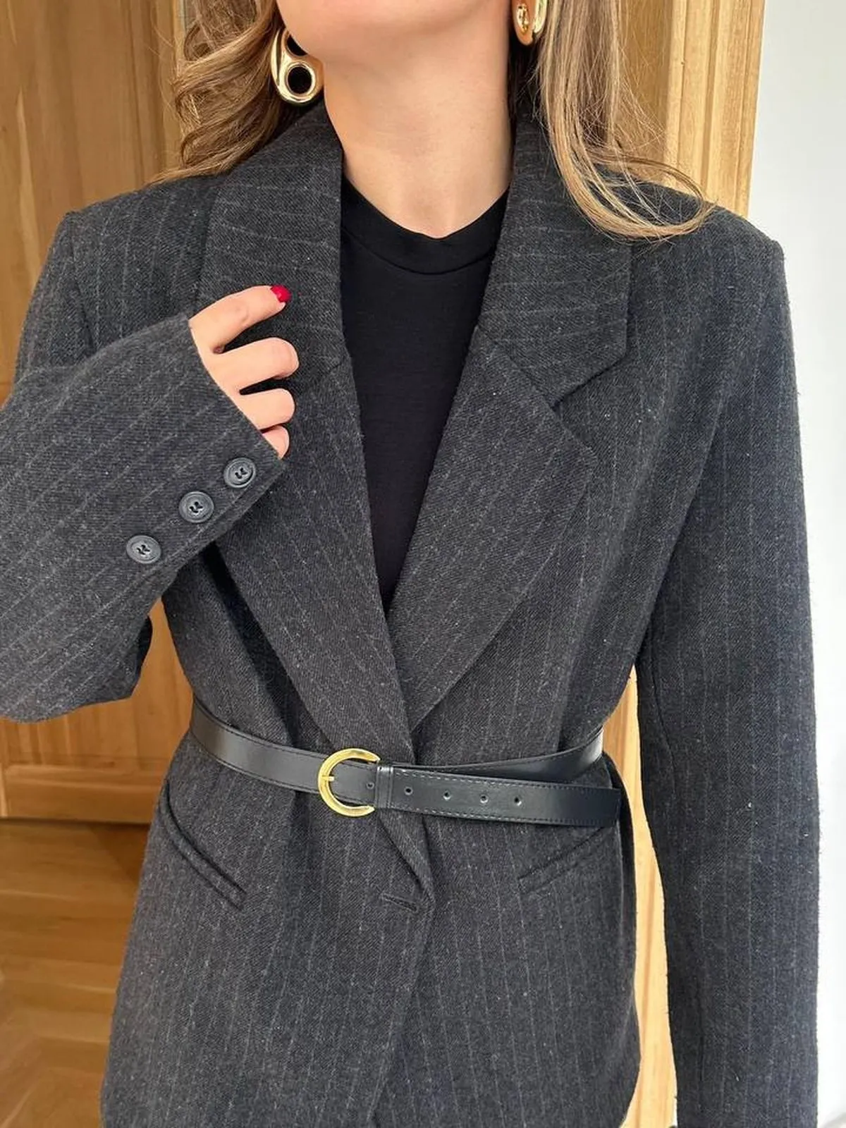 NeoMyst 5001 Oversize Kaşe Ceket