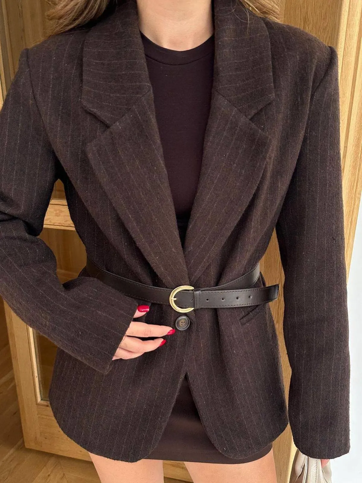 NeoMyst 5001 Oversize Kaşe Ceket