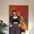 NeoMyst 1007 Kemer Detay Palazzo Pant