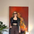 NeoMyst 1007 Kemer Detay Palazzo Pant