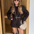 NeoMyst 5001 Oversize Kaşe Ceket