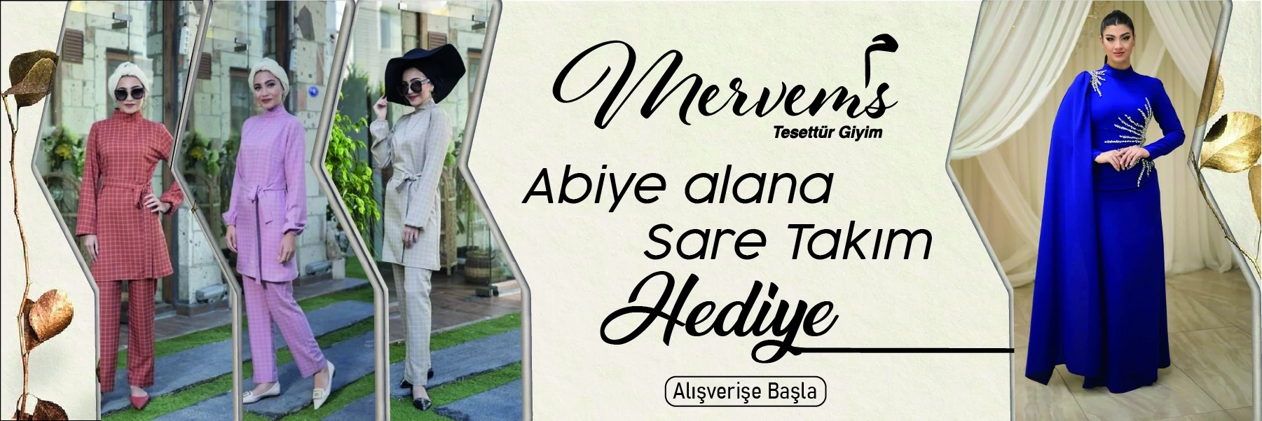 Abiye Alana Takım Bedava