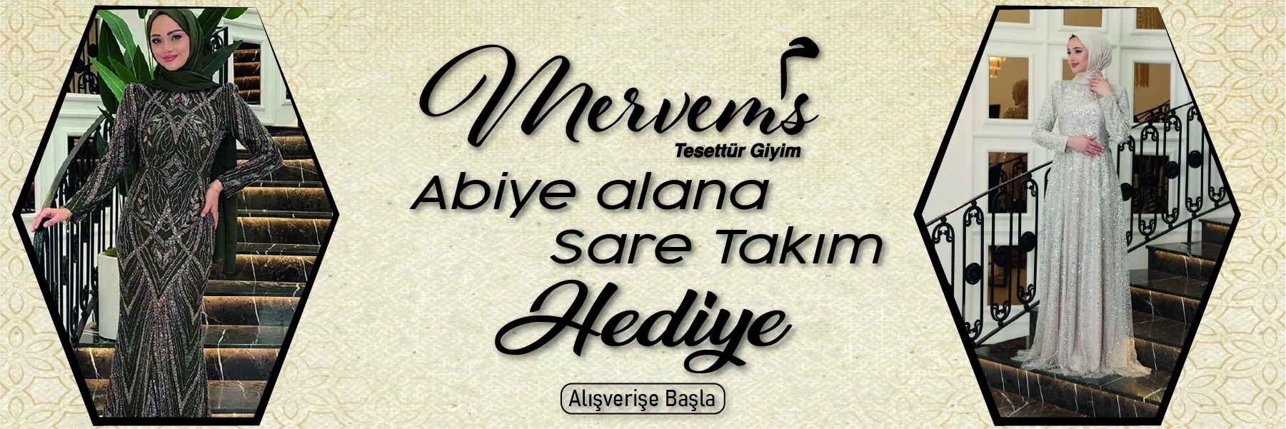 Abiye Alana Takım Bedava