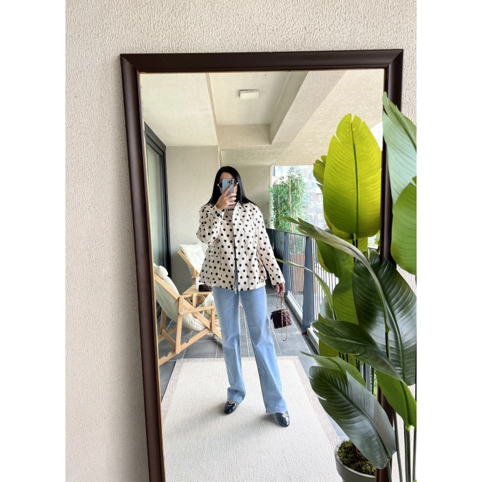 Puantiyeli Trençkot