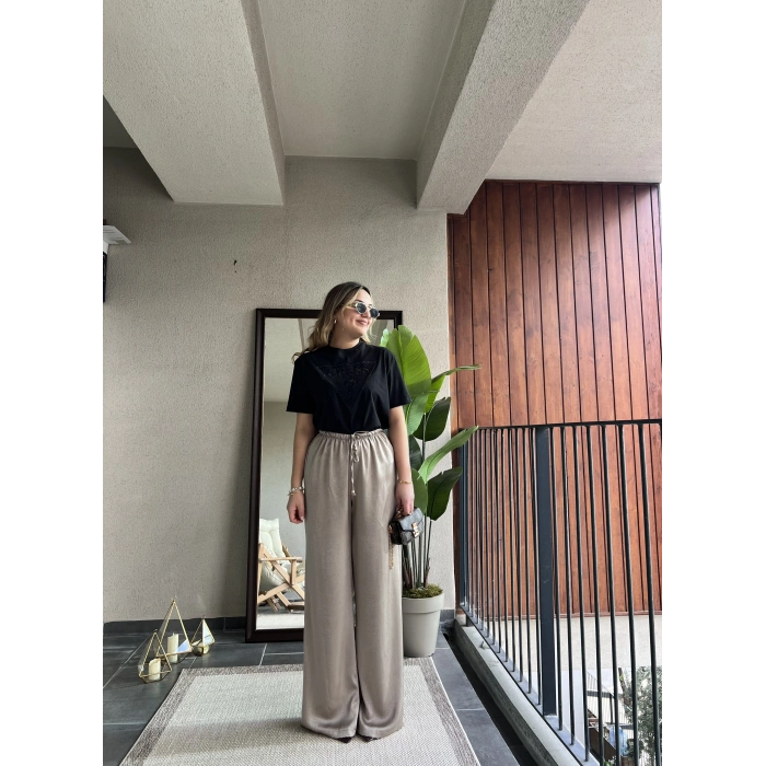 Çağla Saten Pantolon