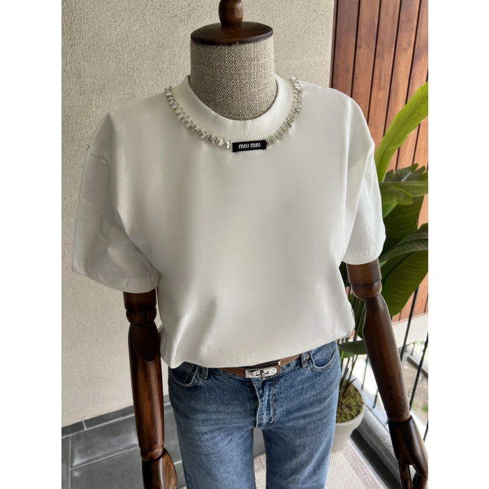 Orijinal Marka Beyaz Tişört