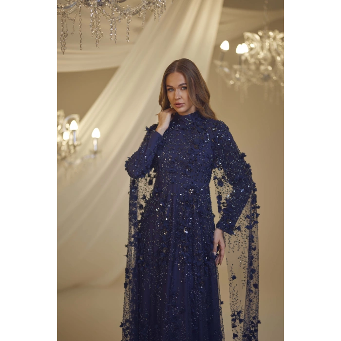 AFİFE ABİYE LACİVERT