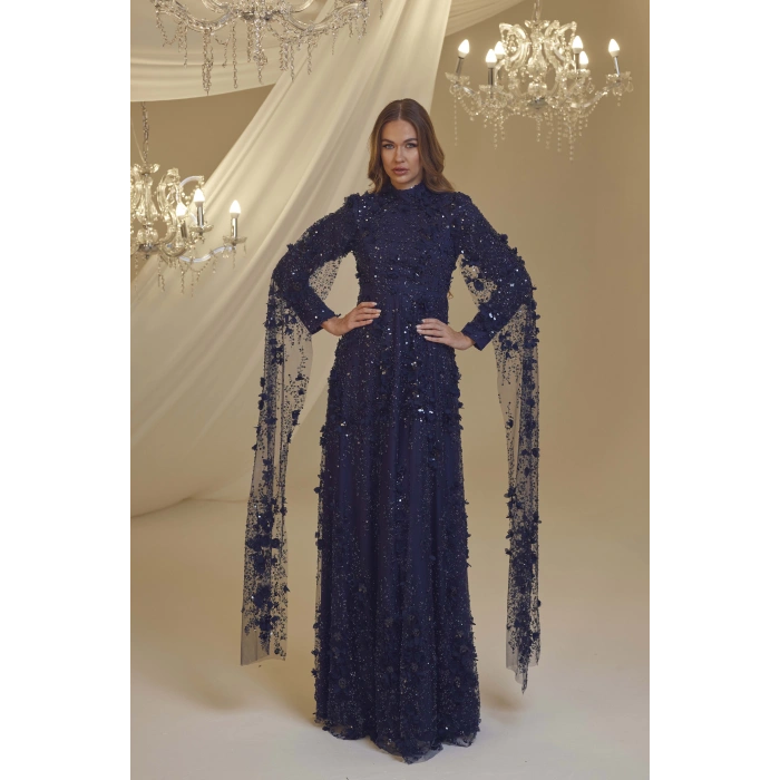 AFİFE ABİYE LACİVERT